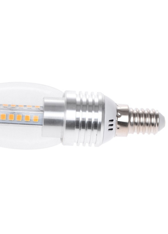Лампа светодиодная E14 LED 5W 20 pcs WW C37-A SMD2835 (silver) Brille (253965253)
