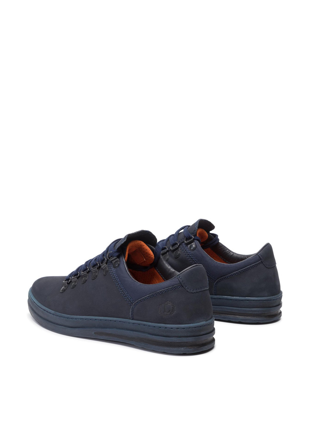 Темно-синие спортивные напівчеревики lasocki for men mi08-c611-601-03 Lasocki for men на шнурках