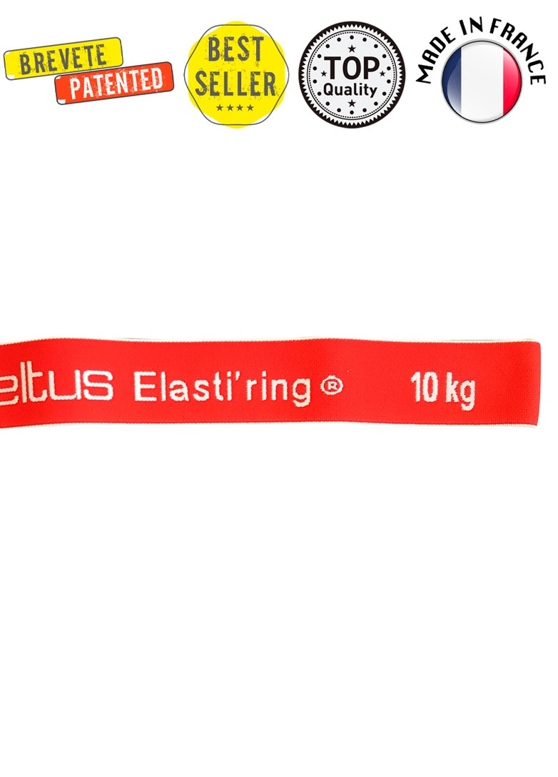 Резинка для фитнеса Elasti'ring тканевая 10 кг Красный (SLTS-0154) Sveltus (253162195)