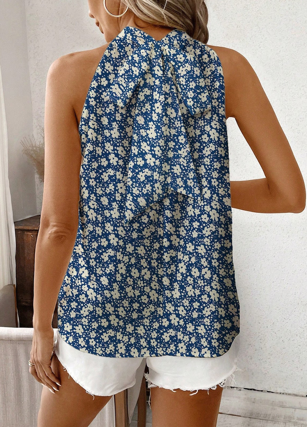 Синяя блуза SHEIN