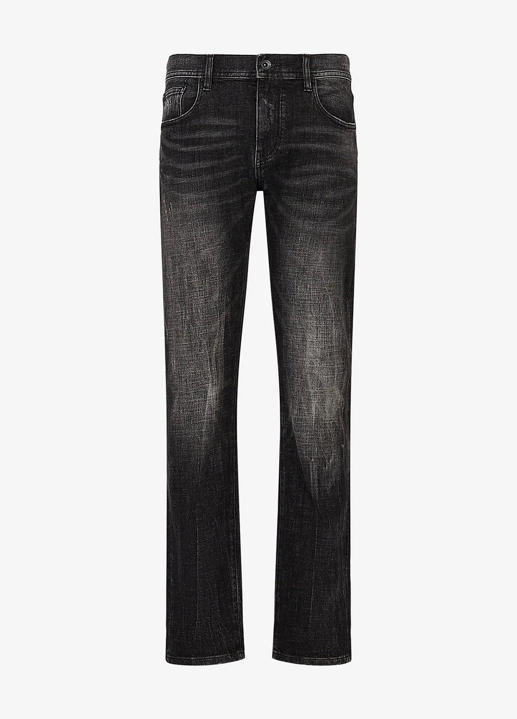 Черные демисезонные регюлар фит джинсы Armani Exchange