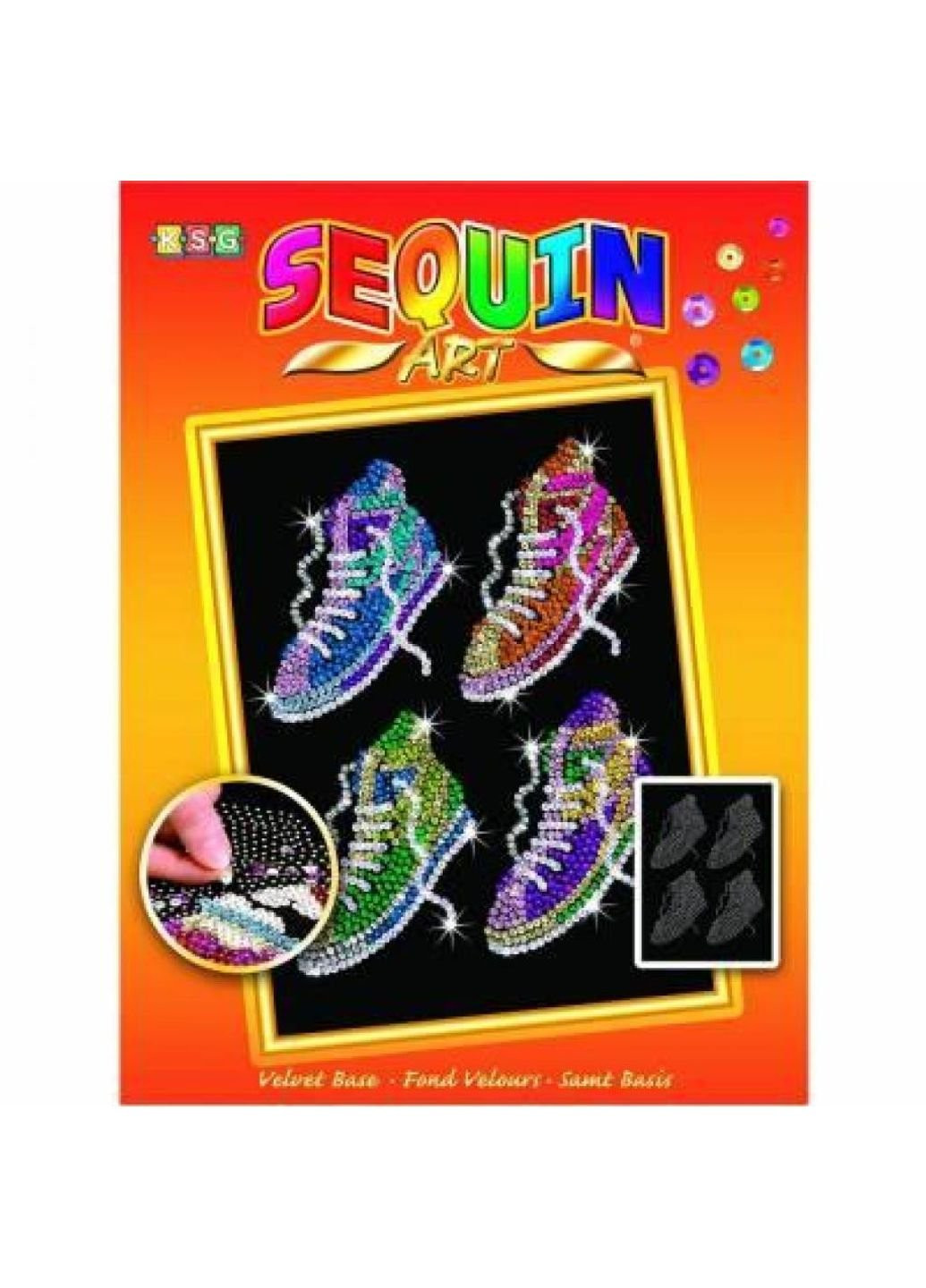 Набір для творчості ORANGE Street Feet (SA1514) Sequin Art (249599590)