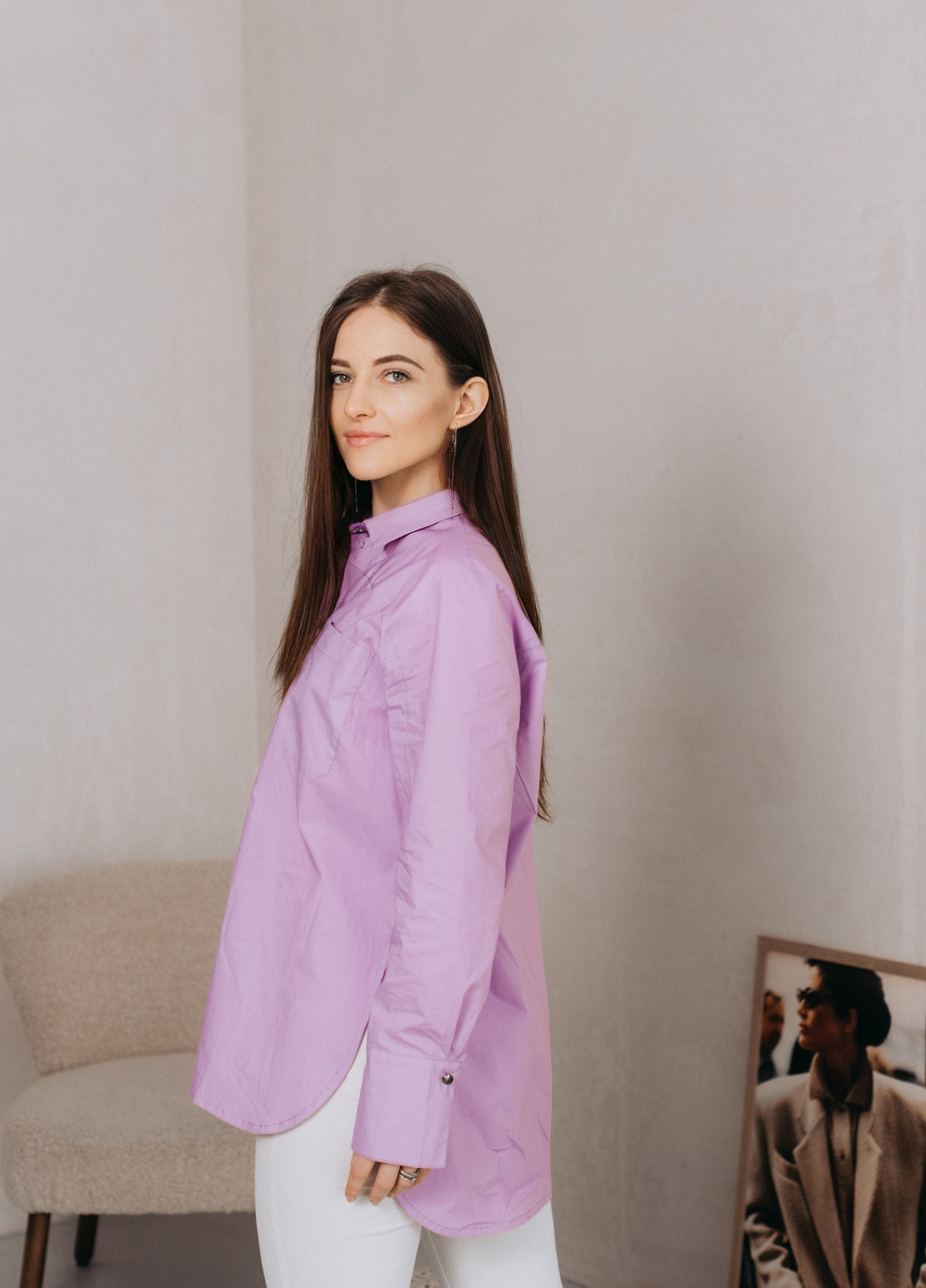 Сорочка Така Барвиста Оверсайз (253393757)