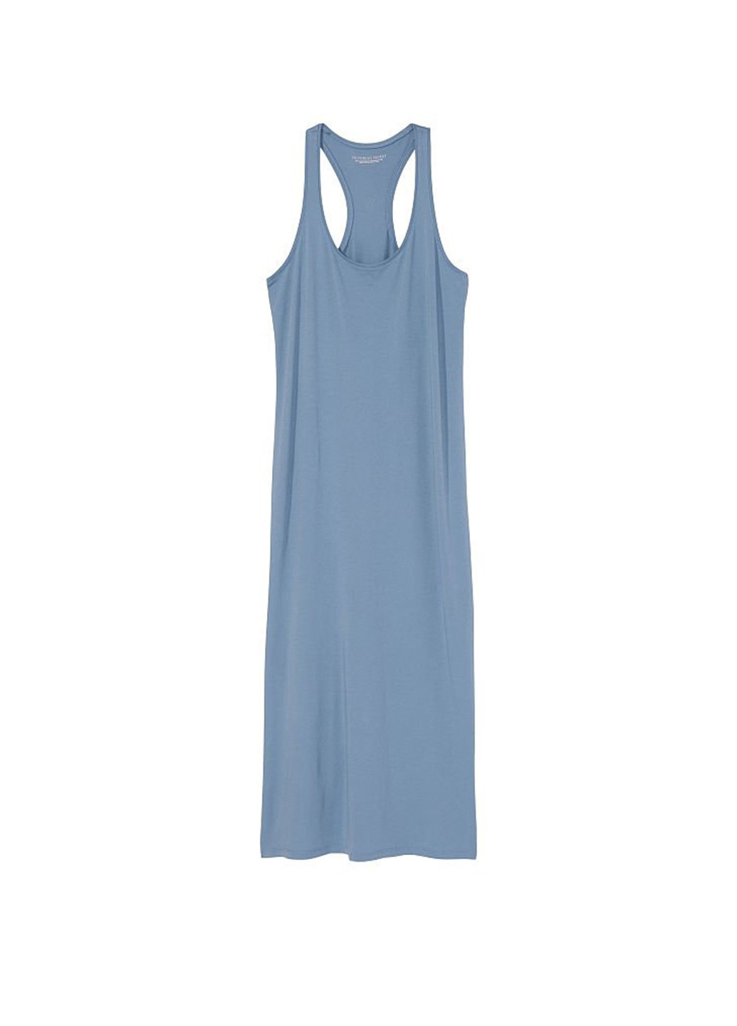 Серо-голубое домашнее платье платье-майка Victoria's Secret однотонное