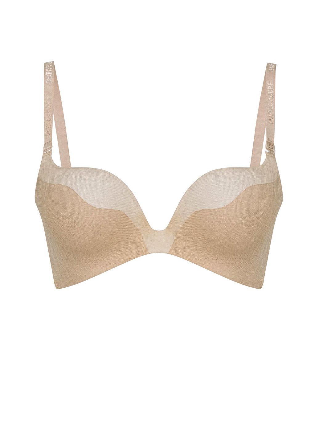 Бежевий безшовний бюстгальтер Marc & André з кісточками поліамід