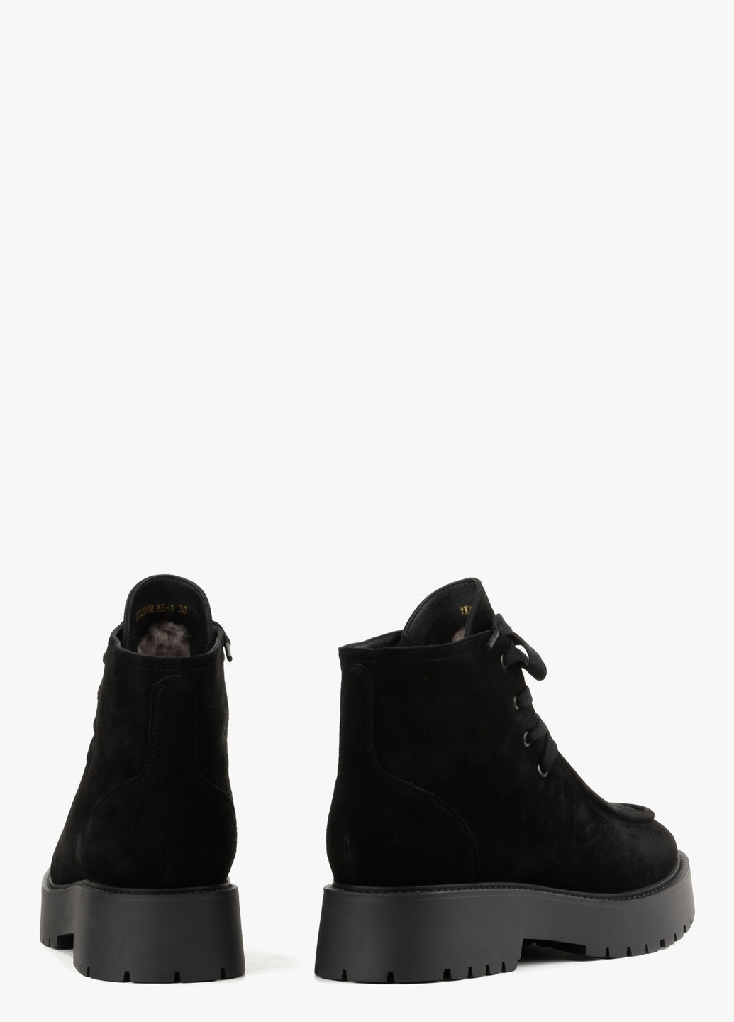 Зимние ботинки Le'BERDES без декора из натуральной замши