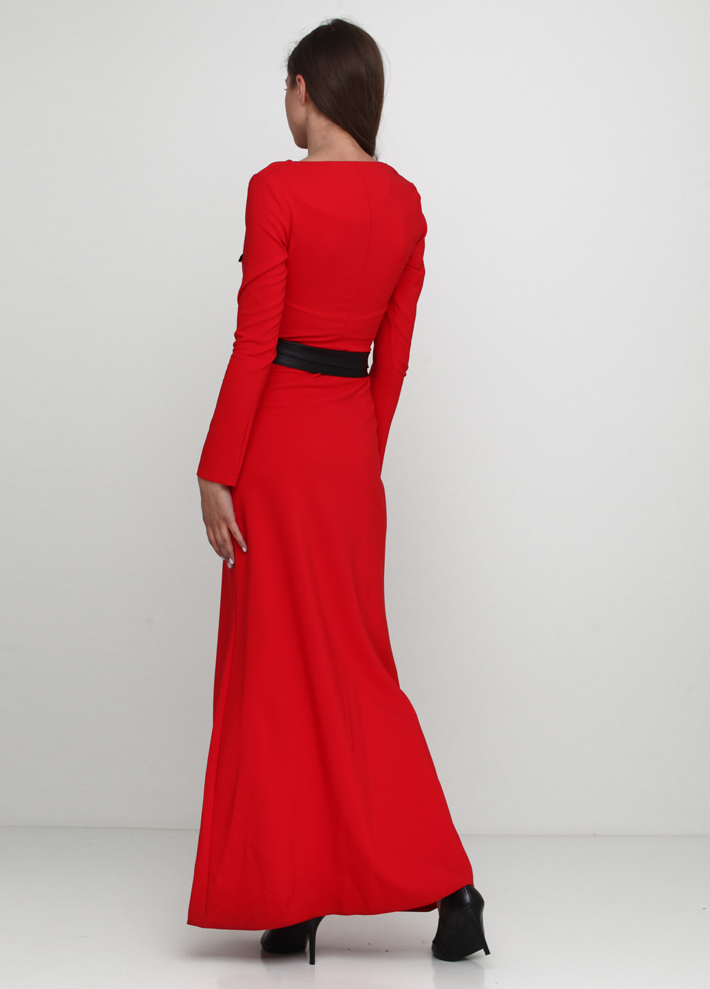 Красное кэжуал платье Imperial однотонное