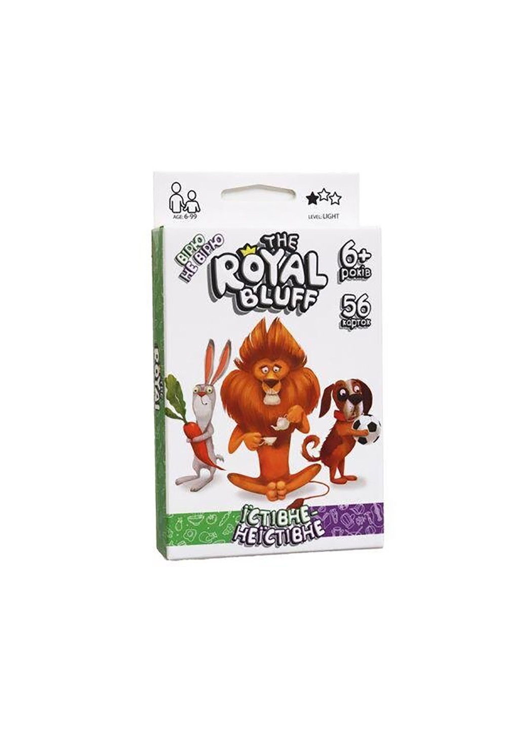 Карточная игра "The Royal Bluff: съедобное-несъедобное" (укр) () Danko Toys rbl-02-01u (255292802)