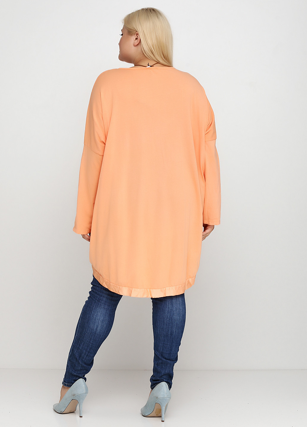 Оранжевая демисезонная блуза New Collection