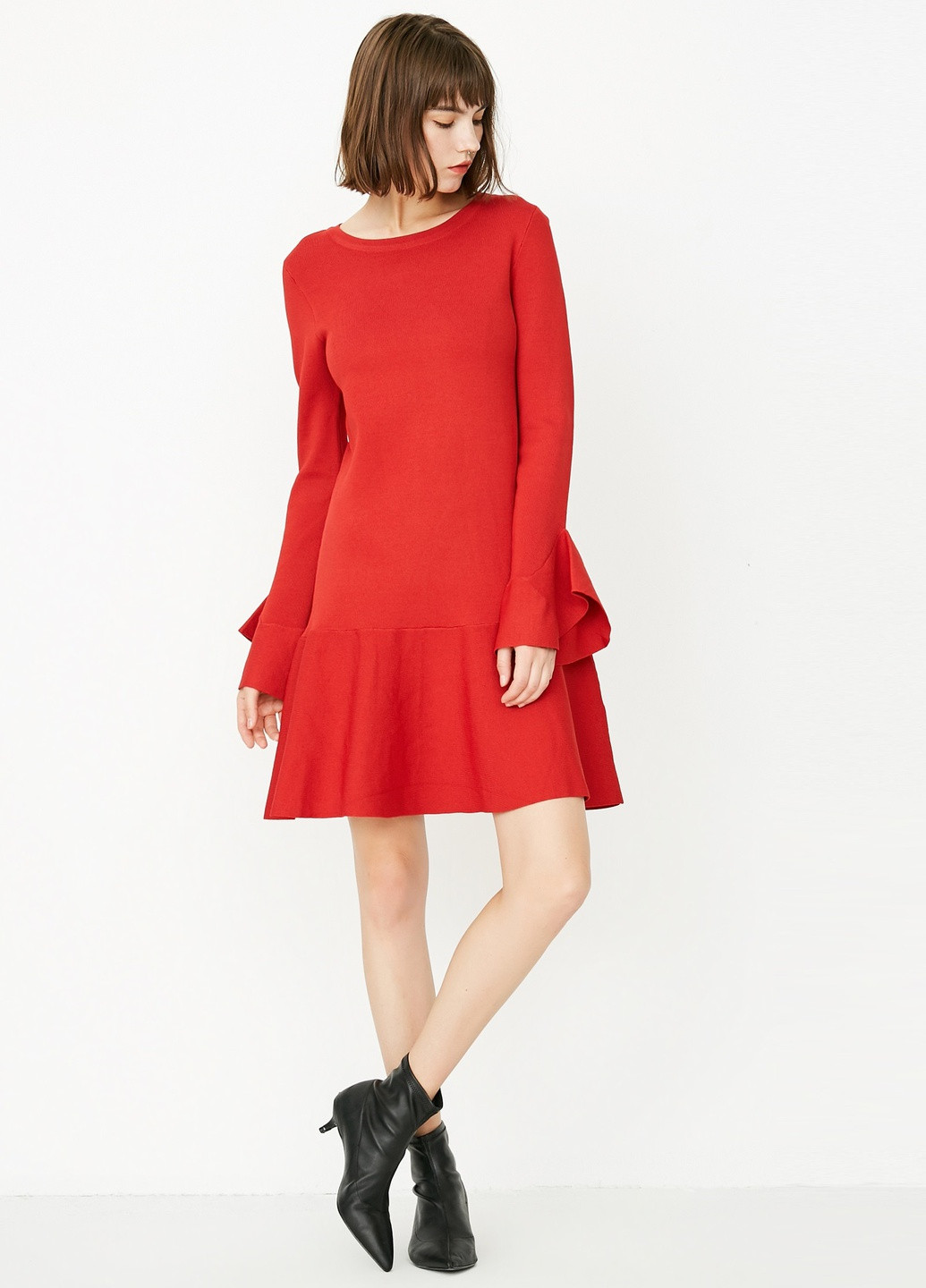 Красное платье Only