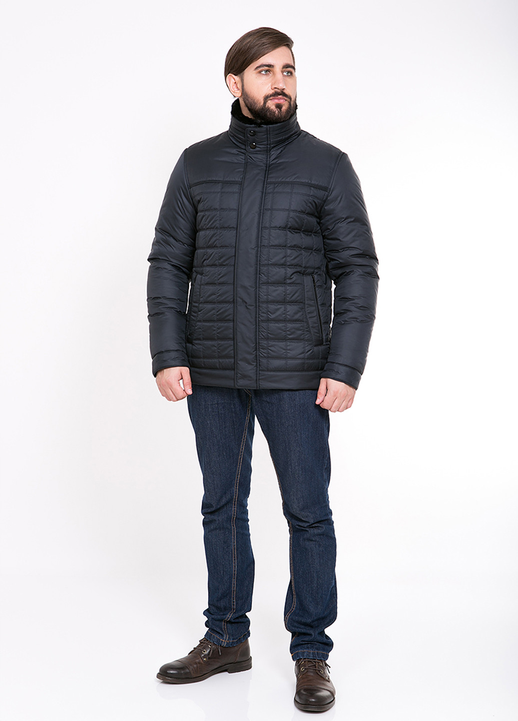 Темно-синя зимня куртка KTL&Kattaleya