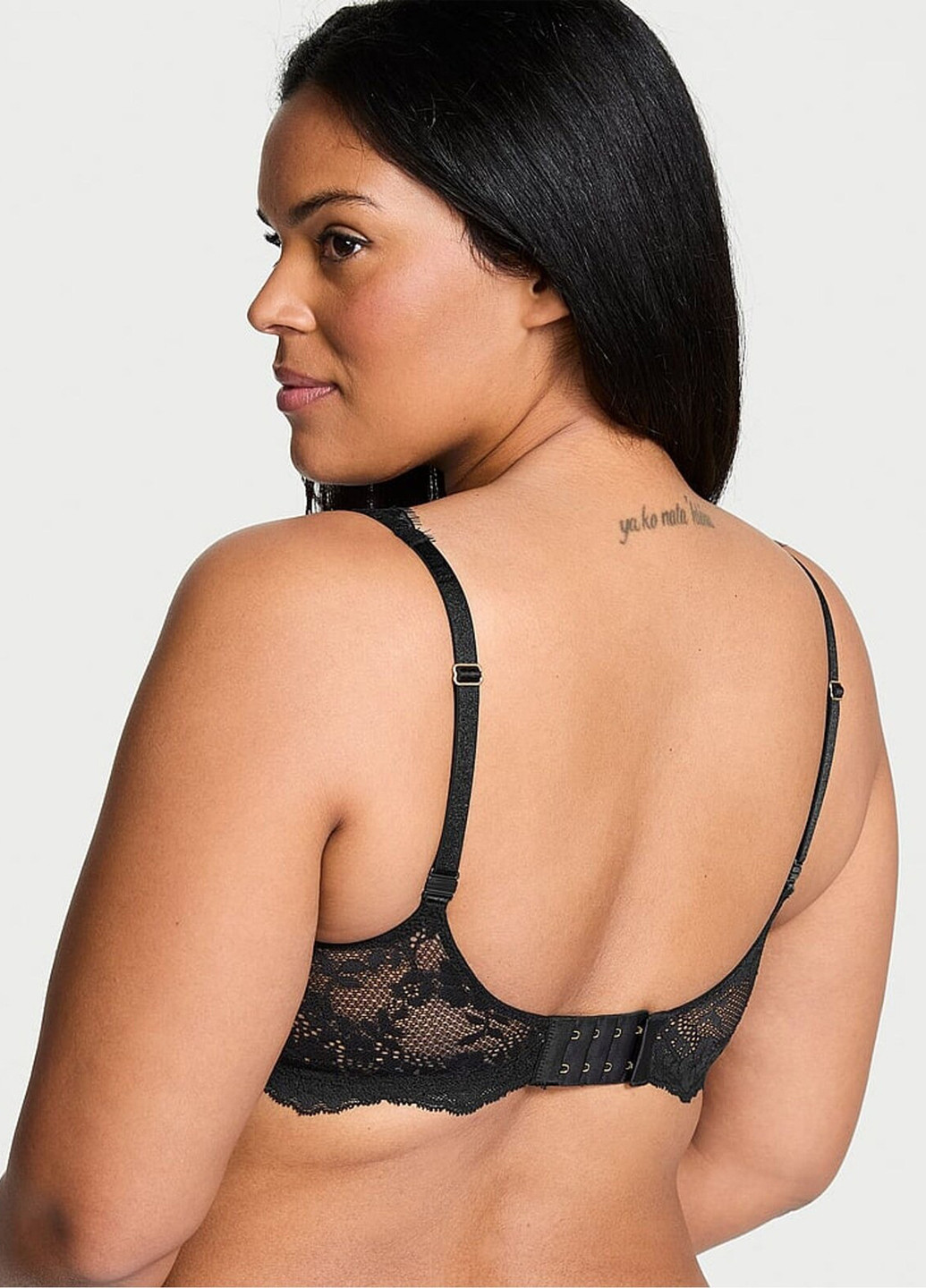 Черный демисезонный комплект (бюстгальтер, трусики) Victoria's Secret