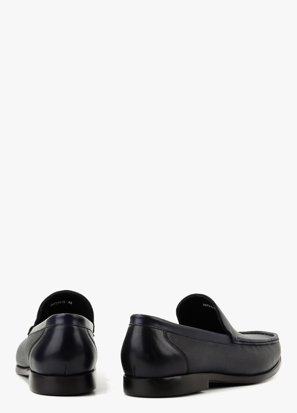 Темно-синие классические, кэжуал туфли Le'BERDES без шнурков