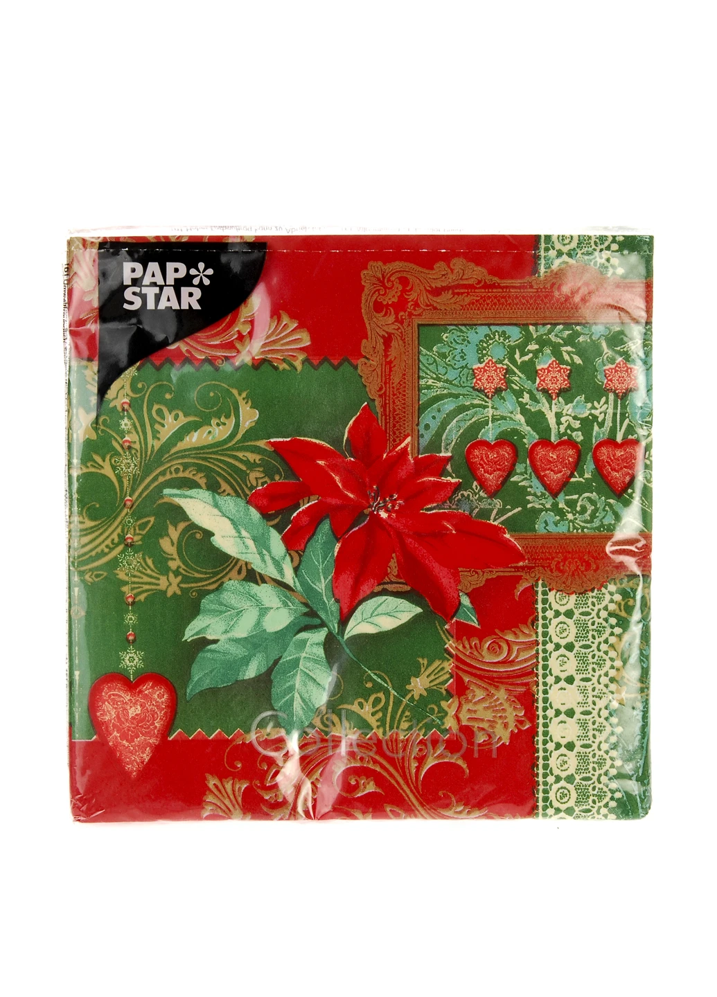 Серветки (20 шт.), 33х33 см Pap-star (193785627)