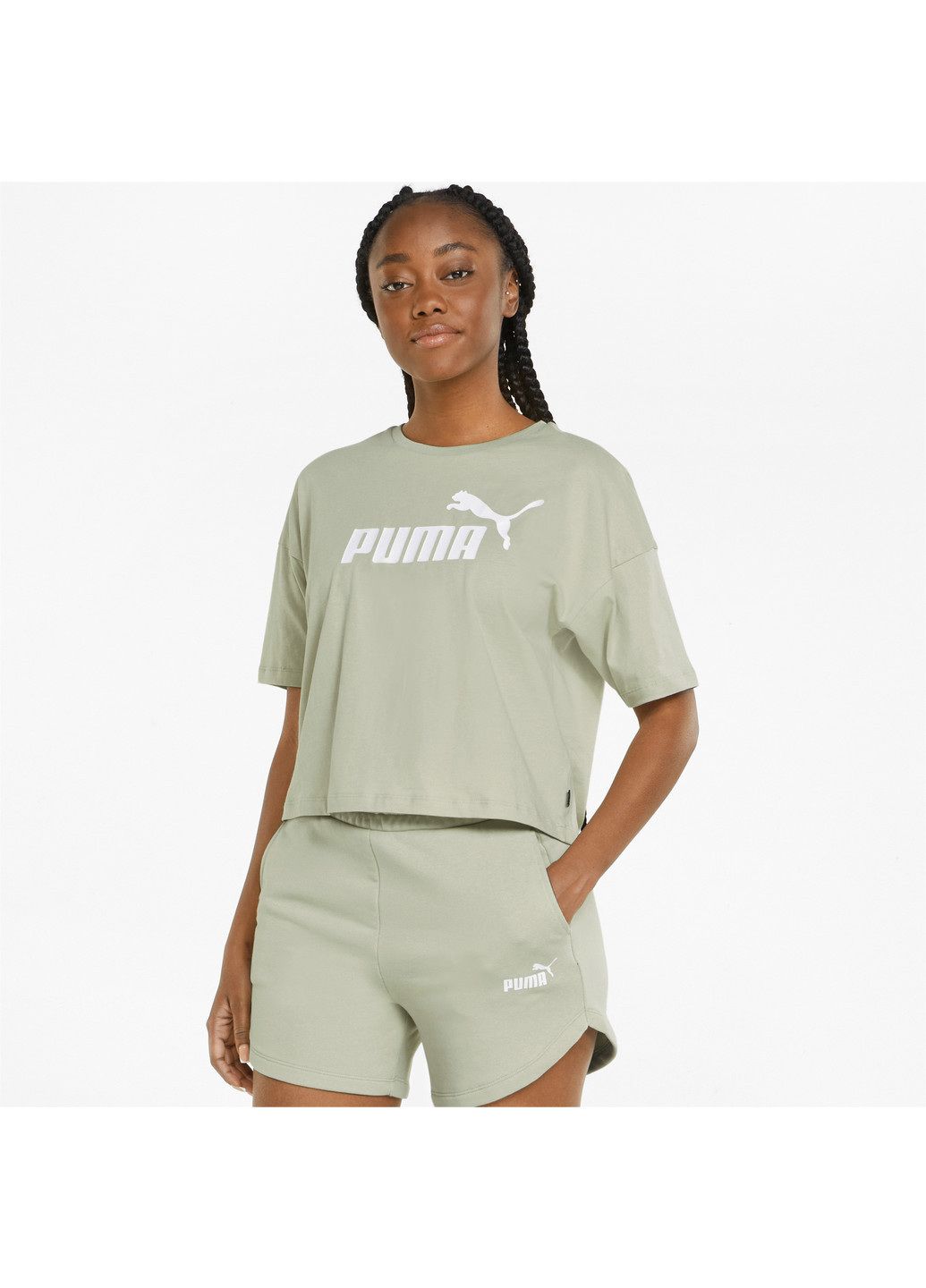 Шорты Essentials High Waist Women's Shorts Puma (253506158)
