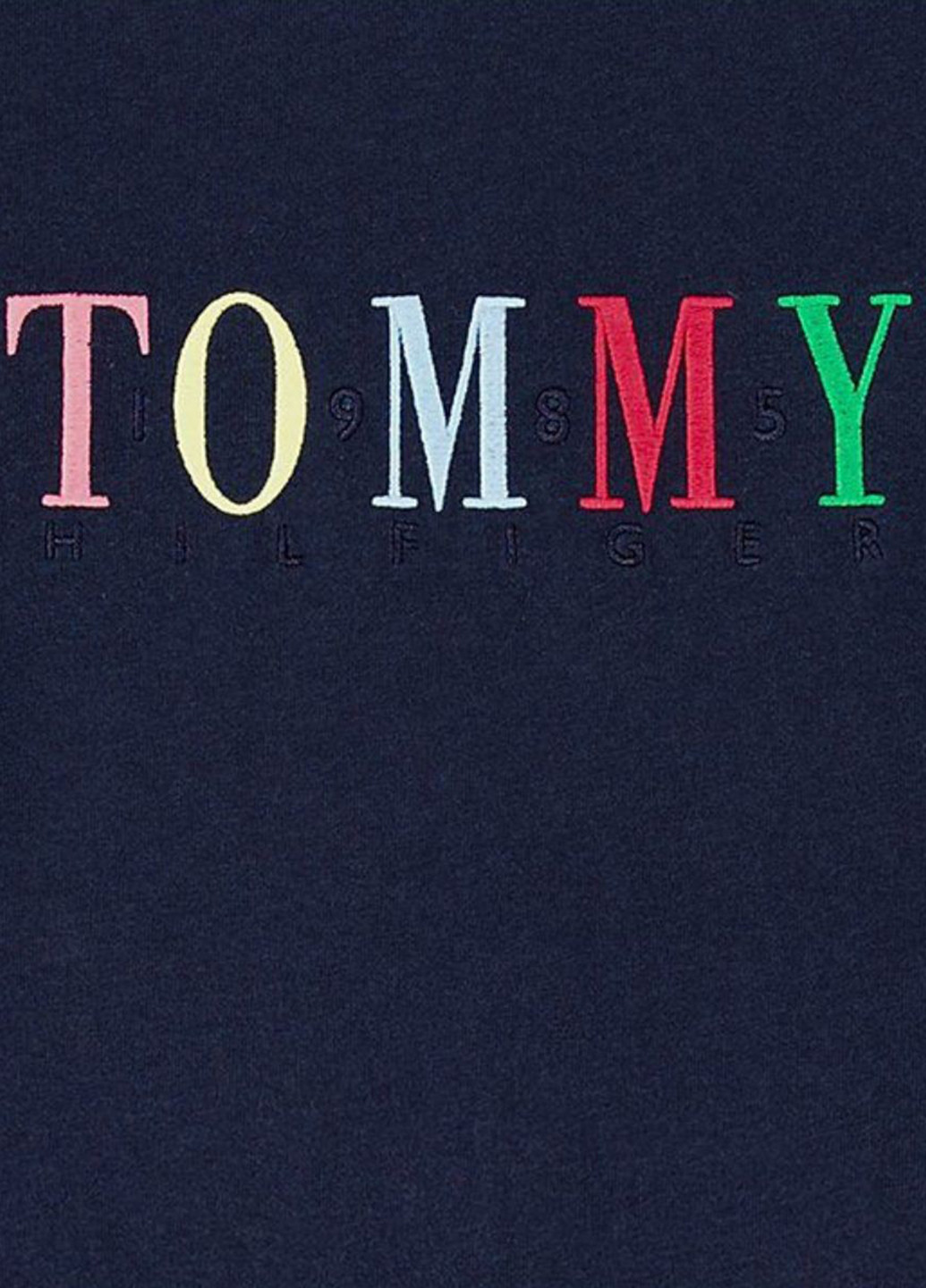 Темно-синяя летняя футболка Tommy Hilfiger