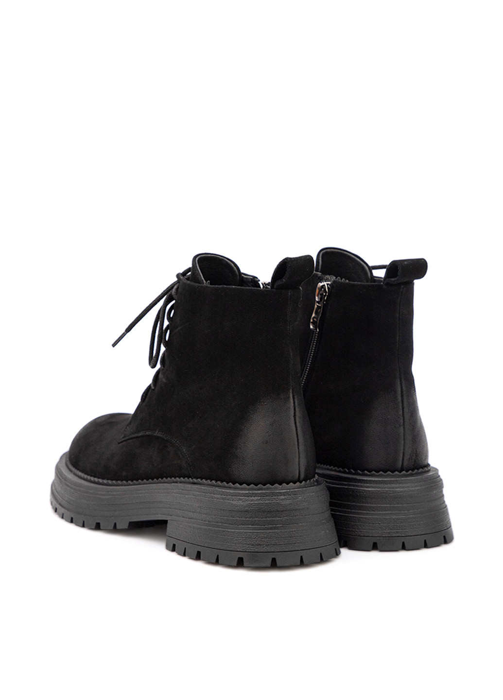 Осенние ботинки берцы Respect без декора из натурального нубука