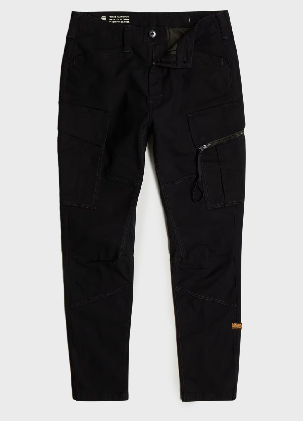 Черные кэжуал демисезонные карго брюки G-Star Raw