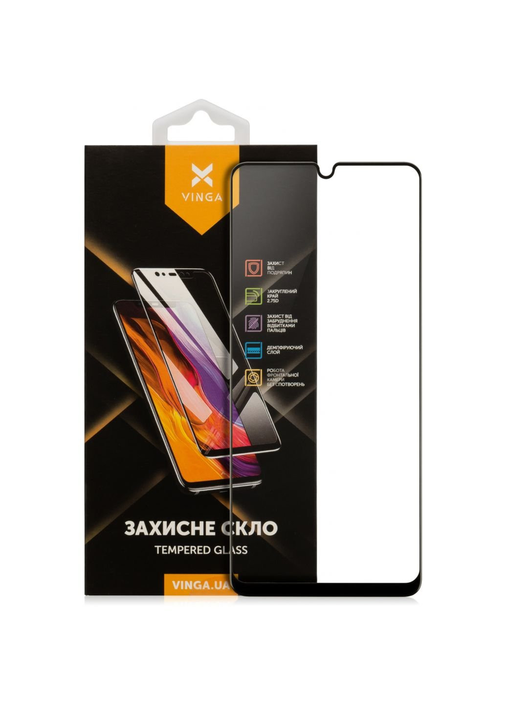 Скло захисне Samsung A22 (VGSA22) Vinga (249608335)