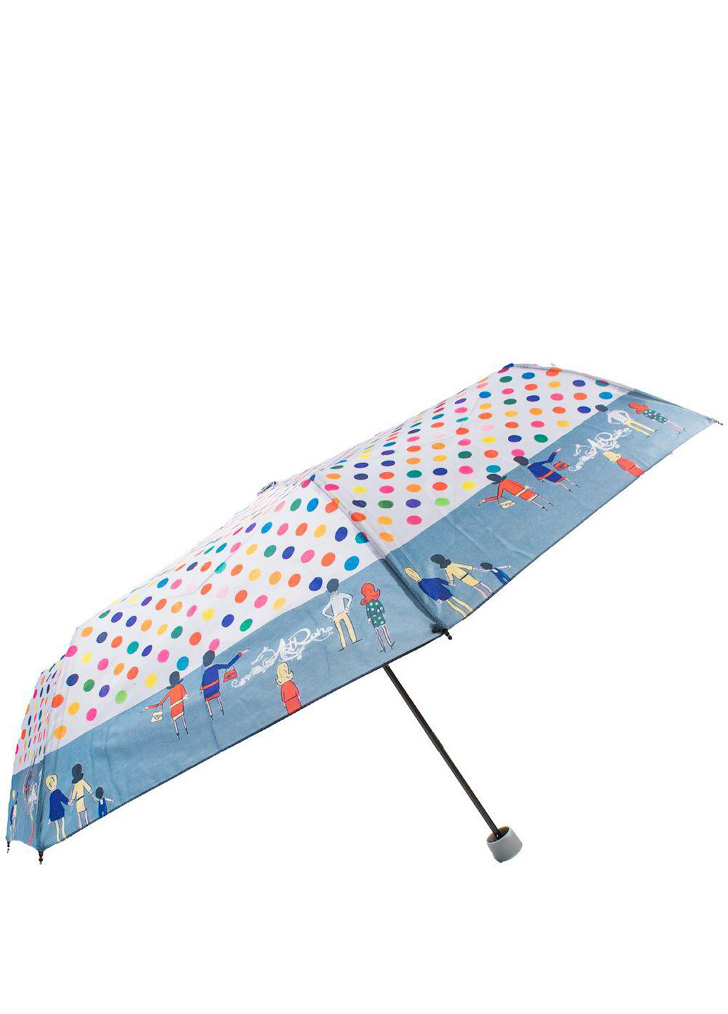 Жіночий складаний парасолька механічний 98 см Art rain (216146677)