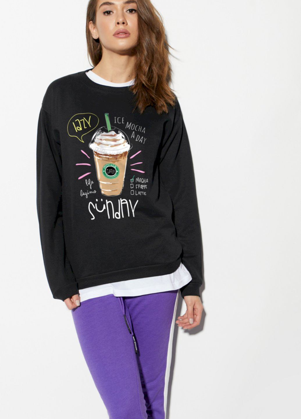 Черный свитшот basic YAPPI (201486791)