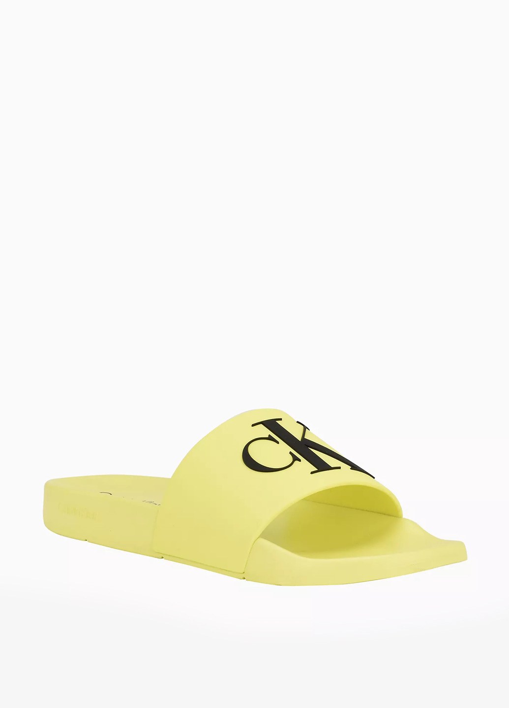 Желтые кэжуал, пляжные шлепанцы Calvin Klein