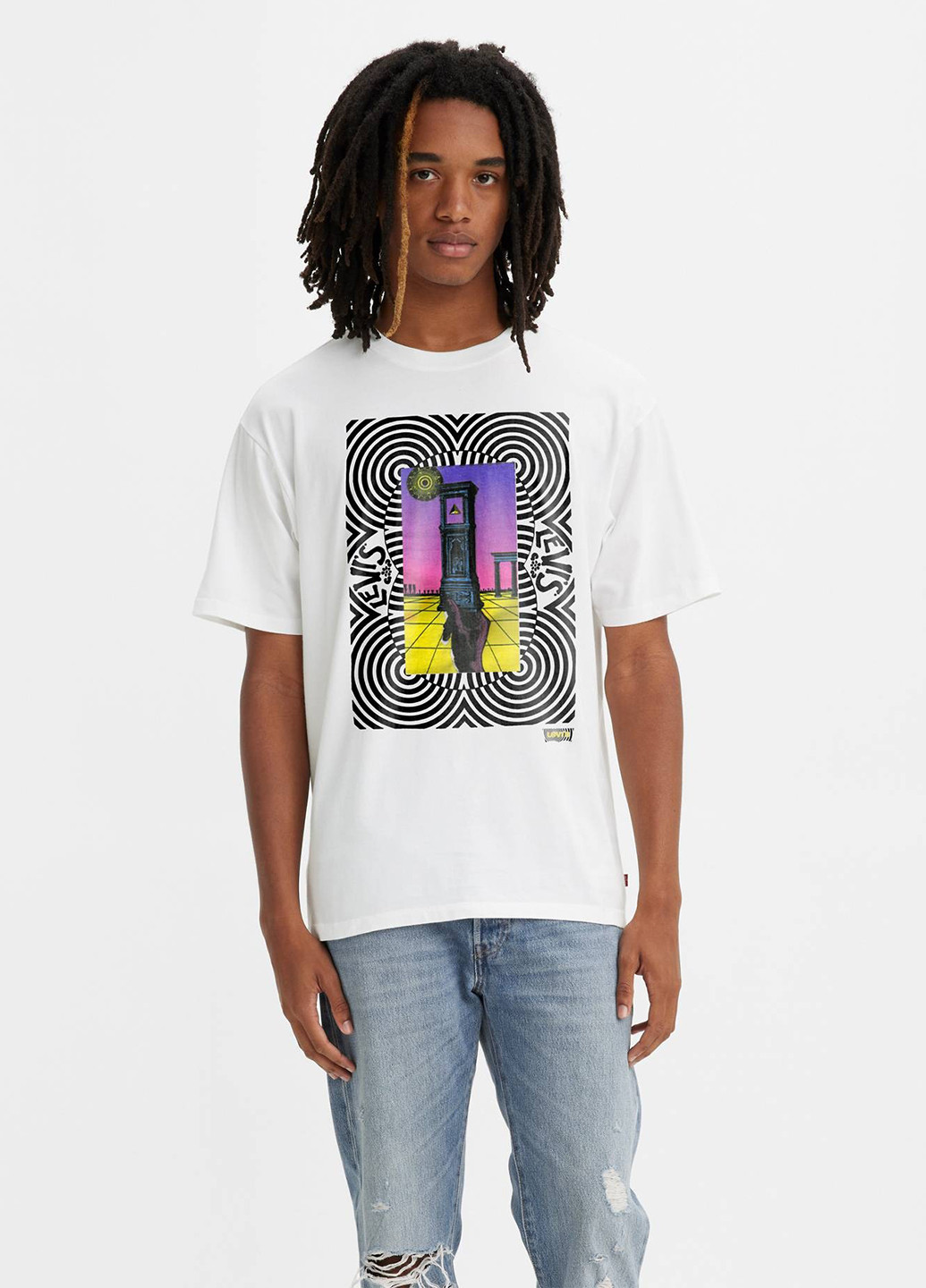 Белая футболка Levi's