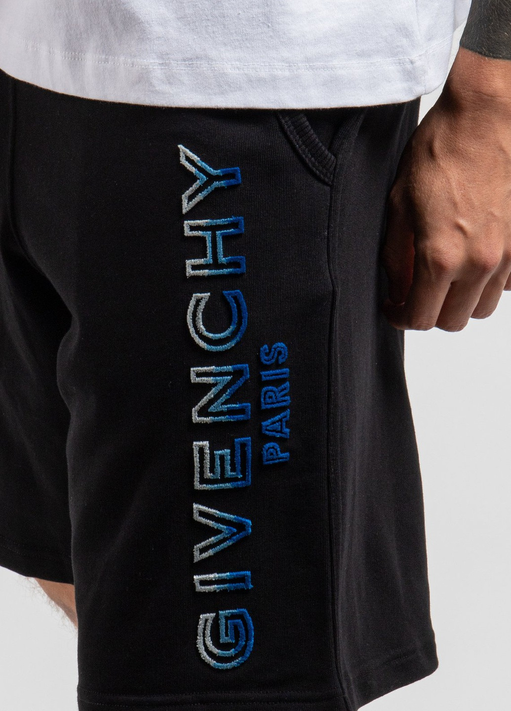 Чорні спортивні шорти з логотипом Givenchy (251250445)