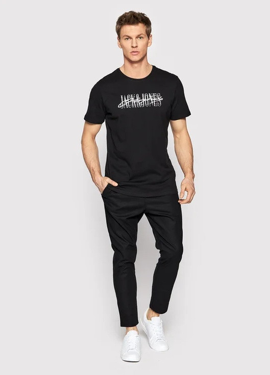 Чорна футболка JACK&JONES 12205957 bl