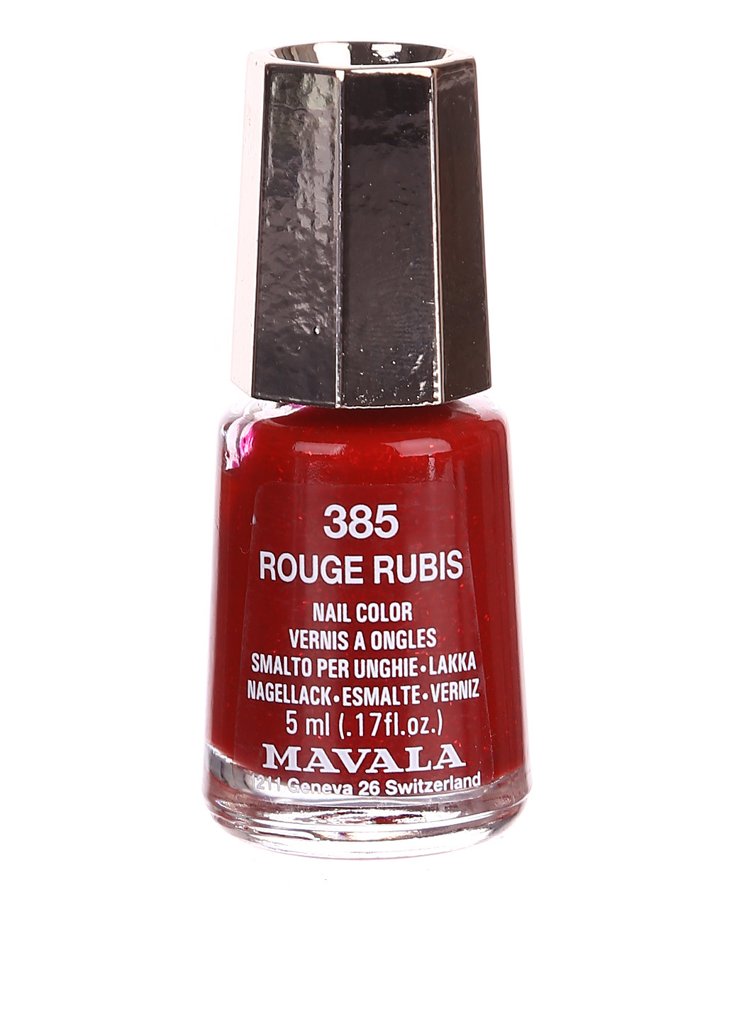 Лак для ногтей Rouge Rubis, 5 мл Mavala (15580353)