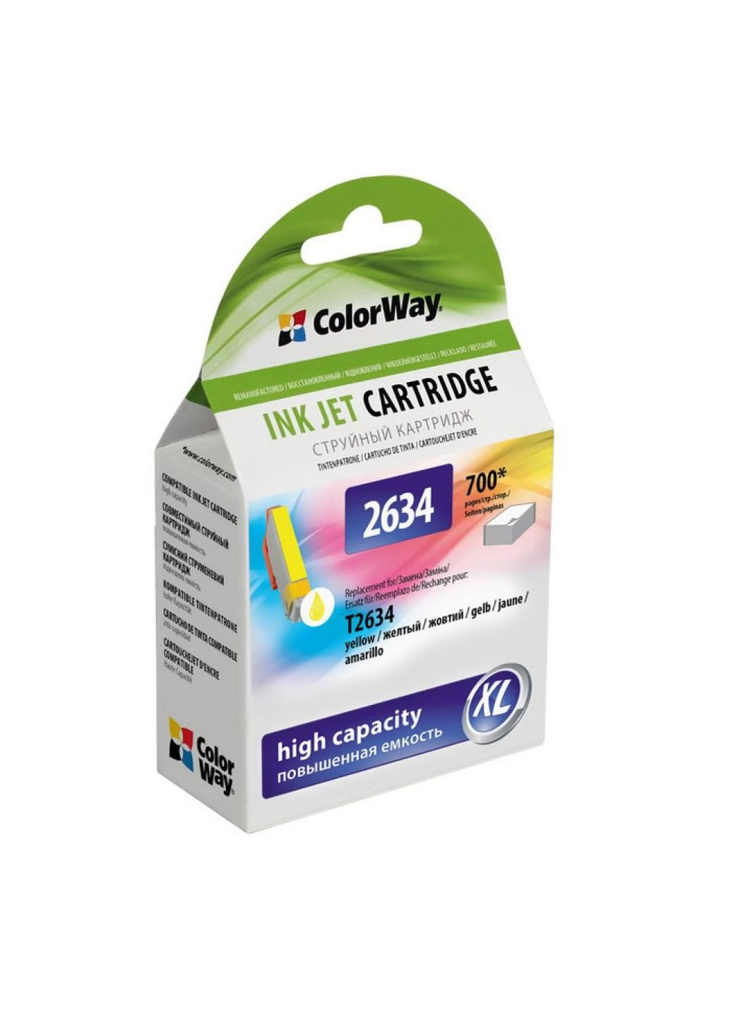 Картридж (CW-EPT2634) Colorway для epson xp600/605/700 yellow (247618886)