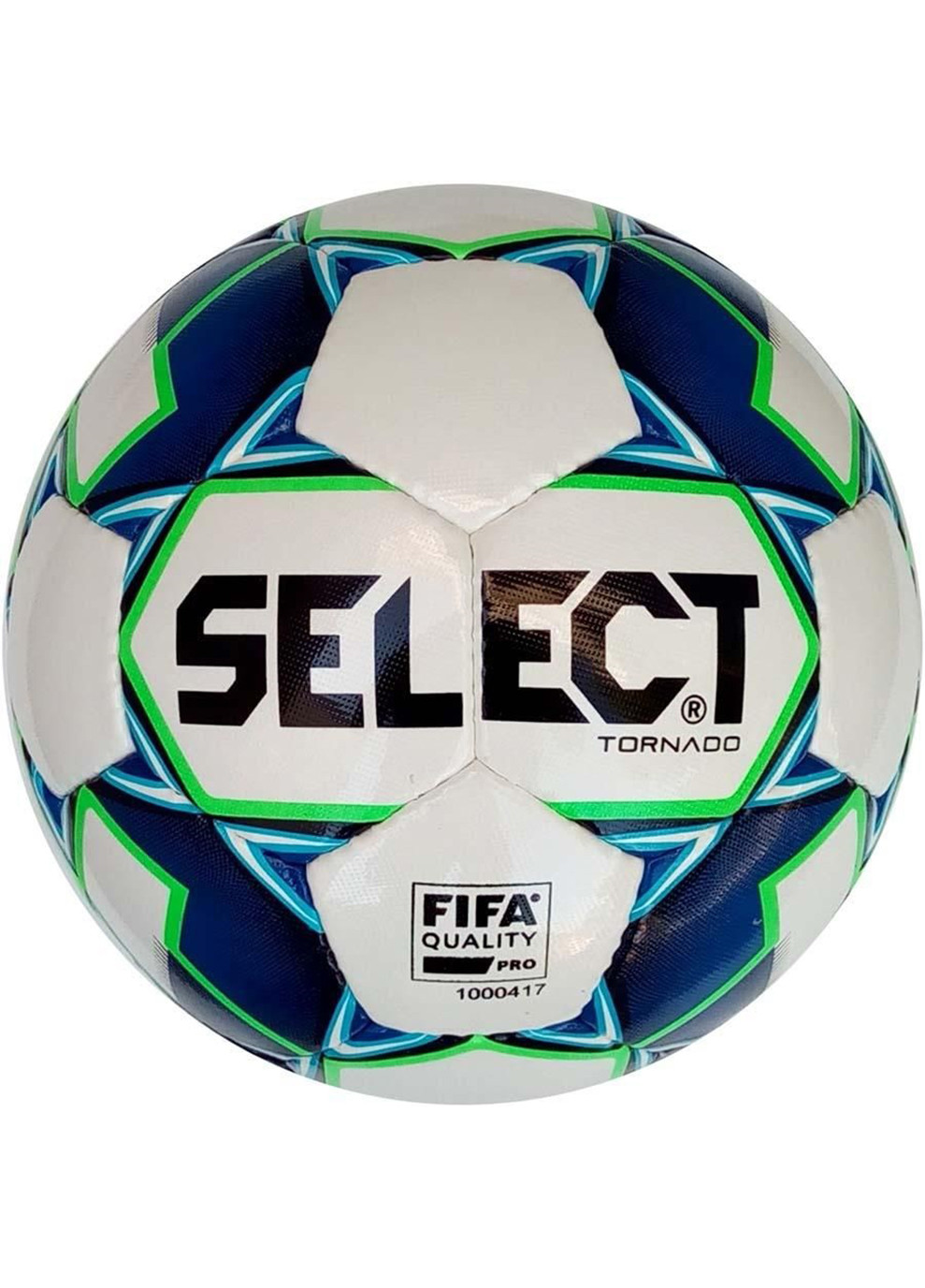 Мяч футзальный Futsal Tornado (FIFA Quality PRO) белый/синий Уни 4 (105000-014-4) Select (254315202)