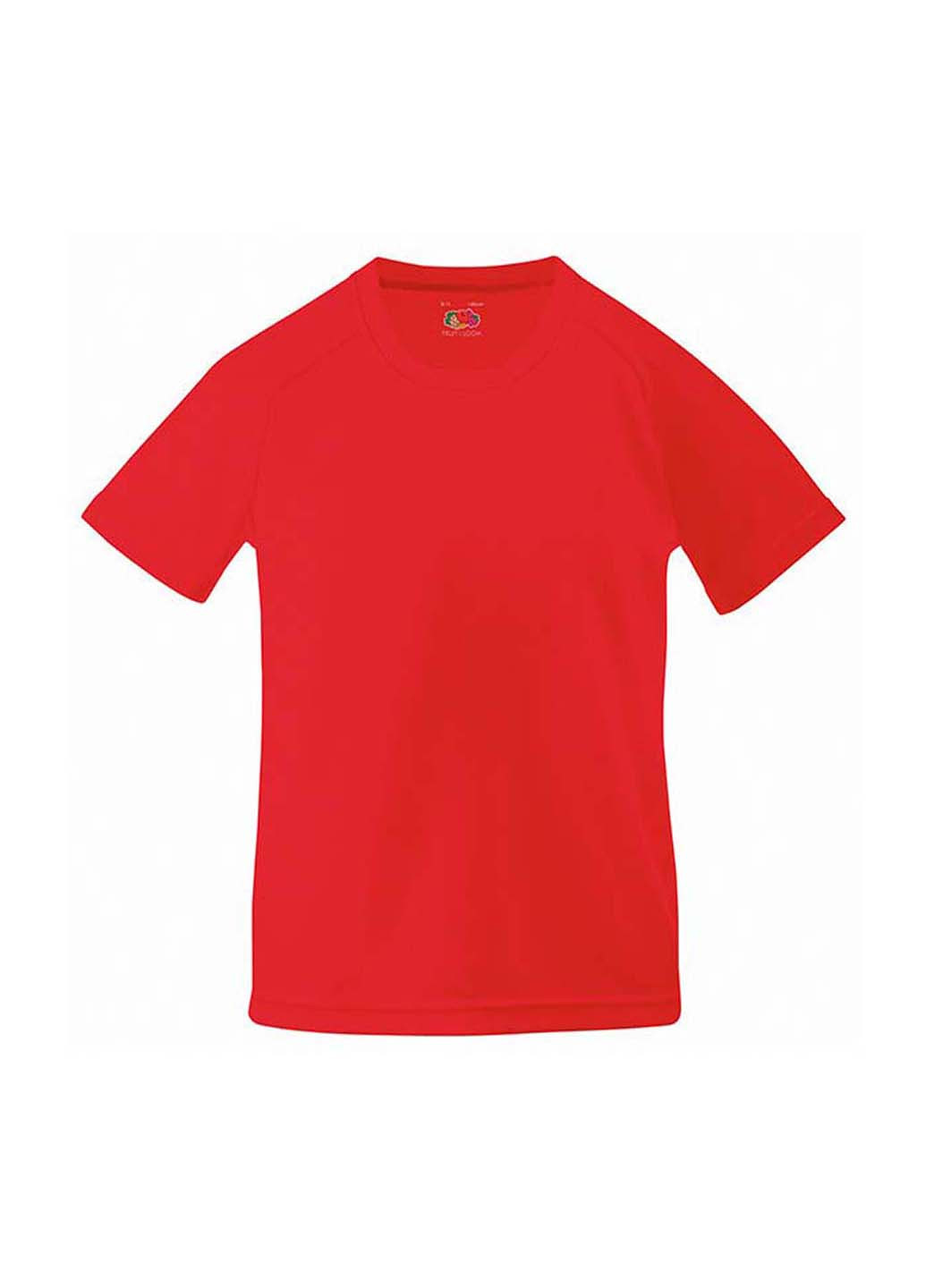 Красная демисезонная футболка Fruit of the Loom D061013040164