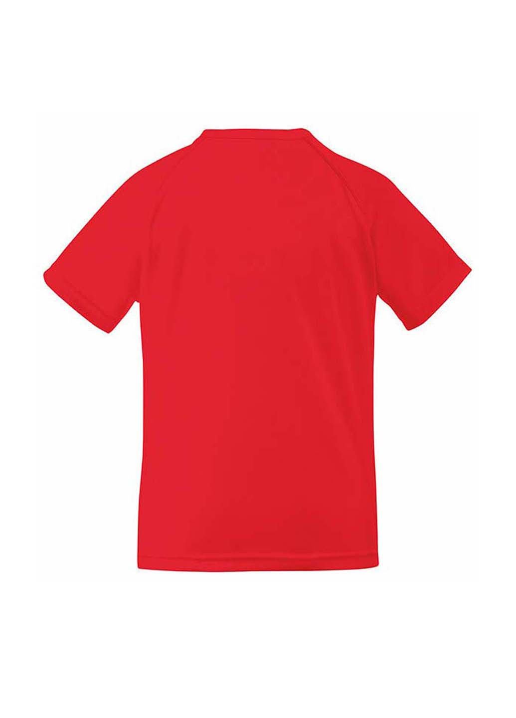 Красная демисезонная футболка Fruit of the Loom D061013040164