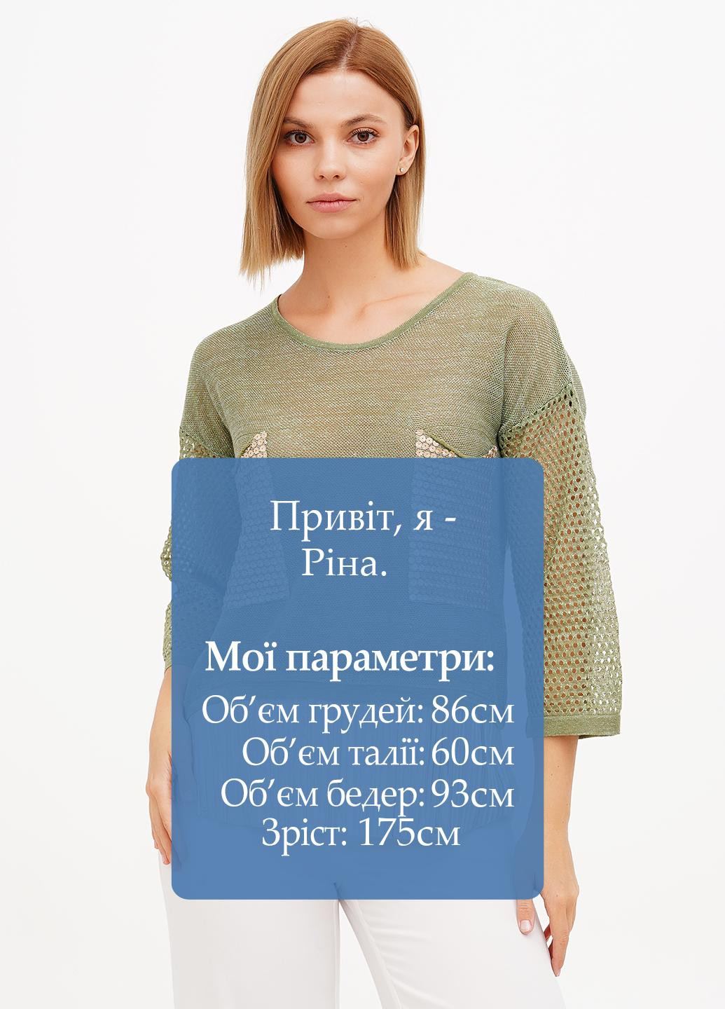 Зелена блуза Sassofono Club