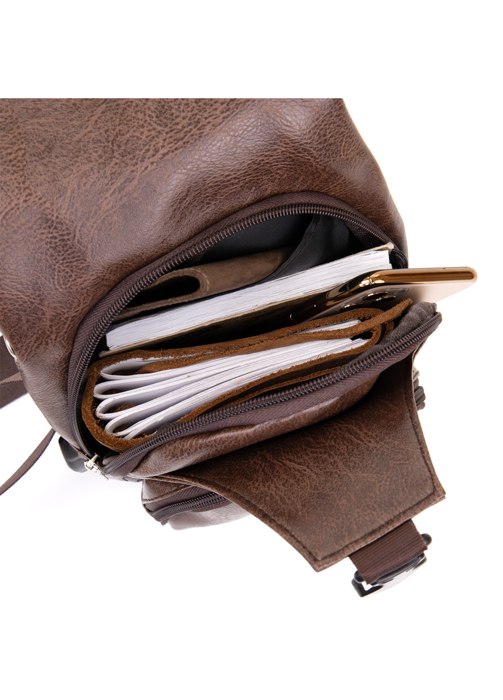 Мужская сумка на пояс (бананка) 16,2х33х12 см Vintage (253491246)