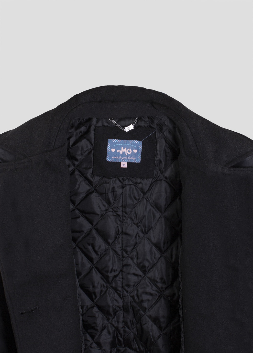 Черное Кэжуал полупальто myMO однотонное