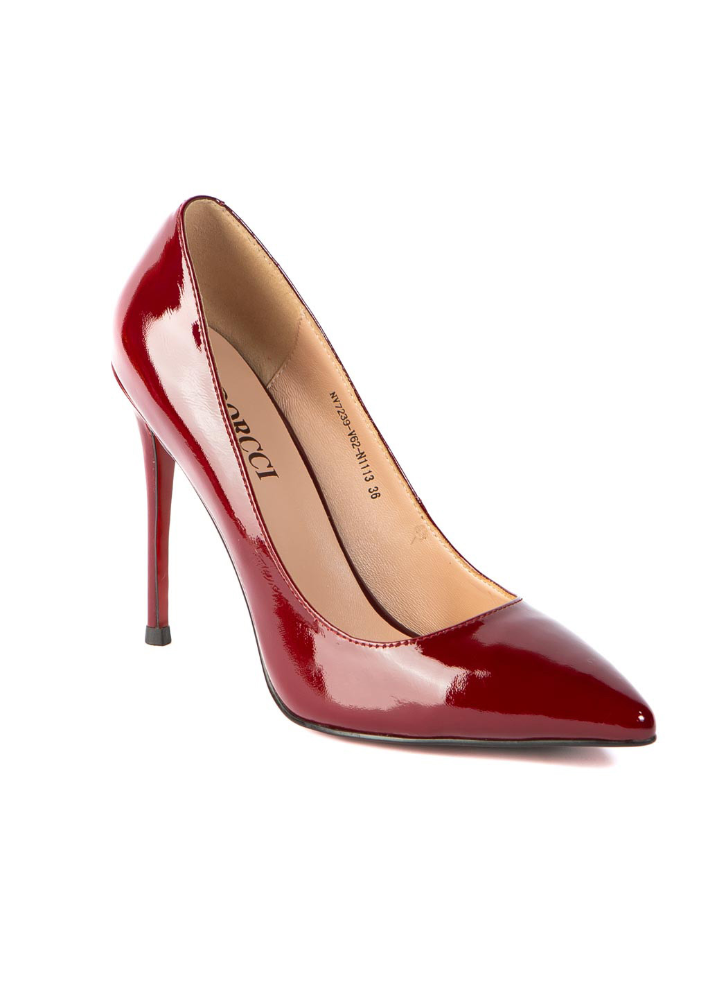 VIDORCCI Туфлі туфлі-човники темно-червоний з натуральна шкіра, китай — демісезон (329863999)