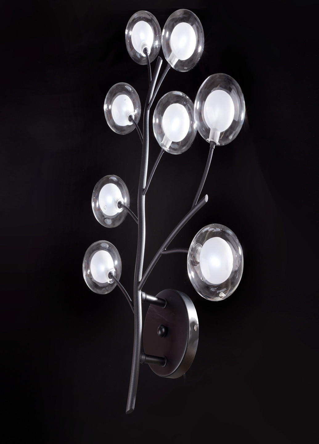 Стельова люстра на 8 лампочок BR-01 656C/8 G4 BK Brille (251891723)