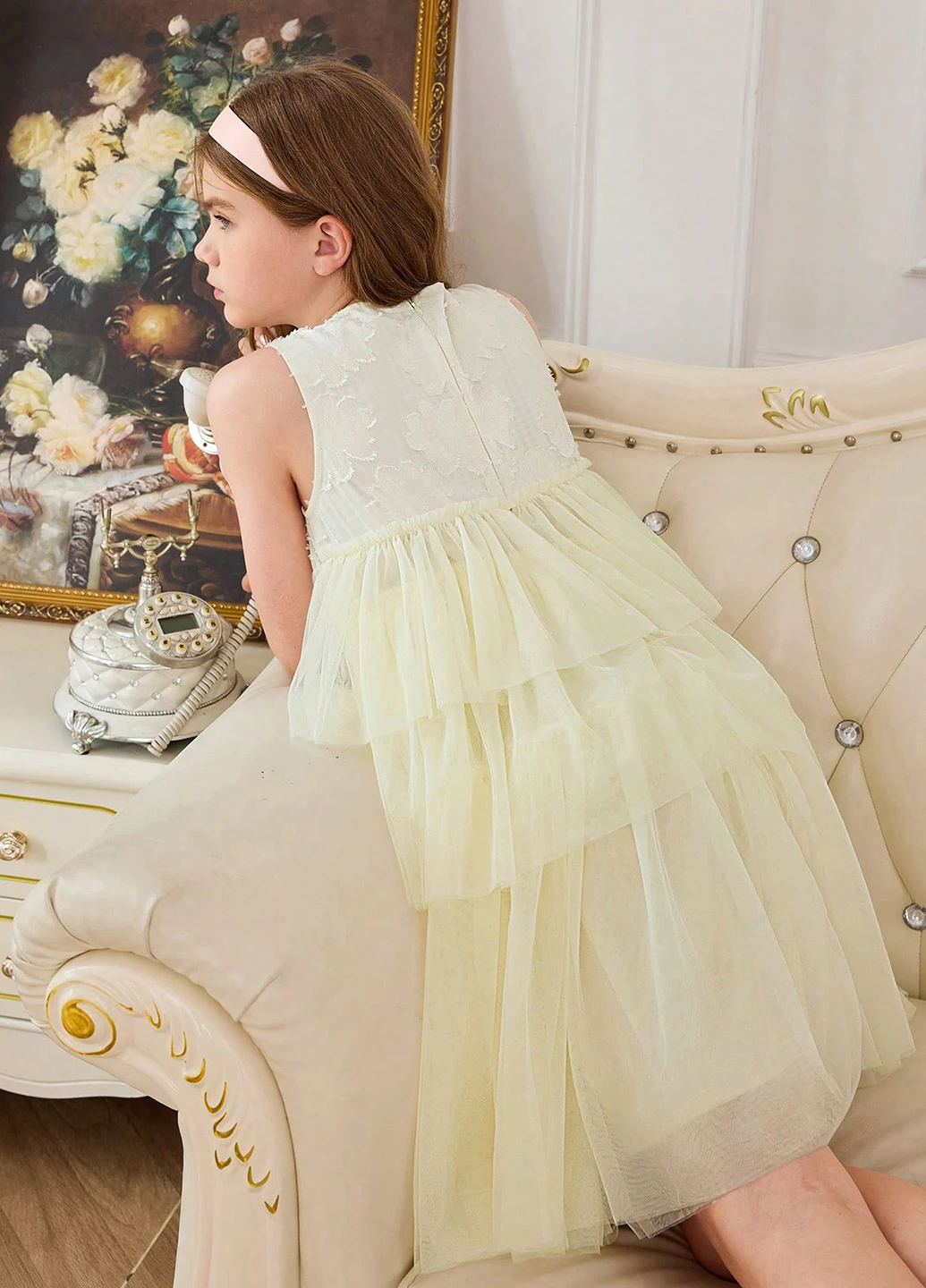 Молочное платье SHEIN (331624102)
