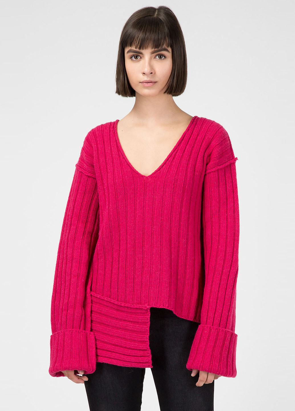 Фуксиновый демисезонный пуловер пуловер Diesel
