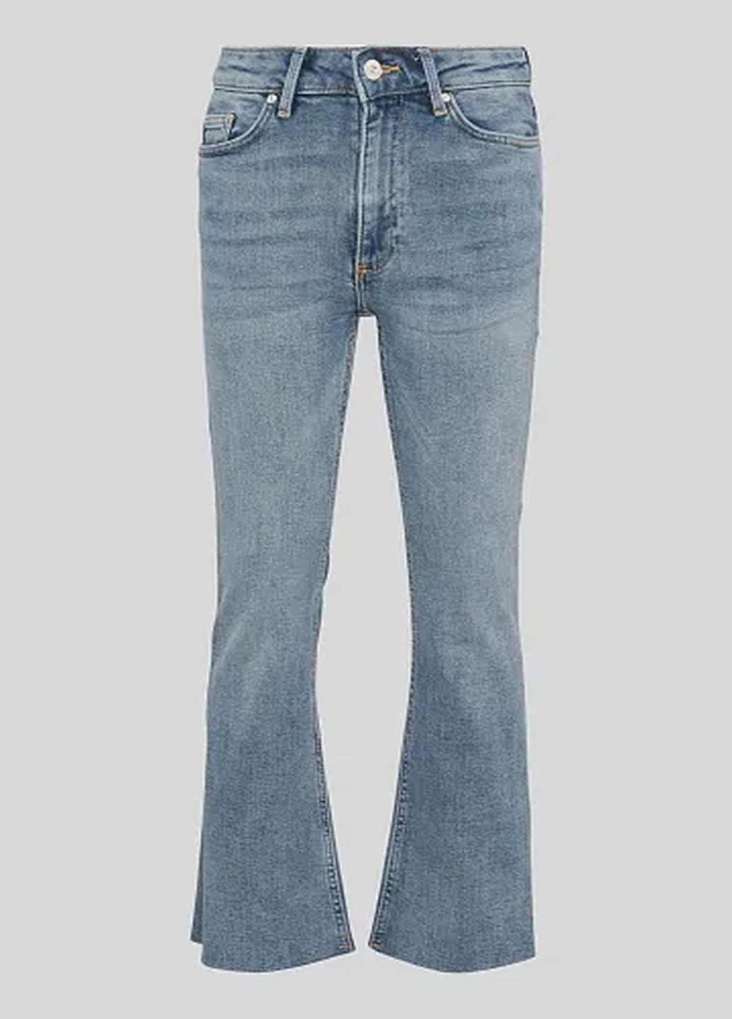 Джинси C&A кльош однотонні блакитні джинсові бавовна