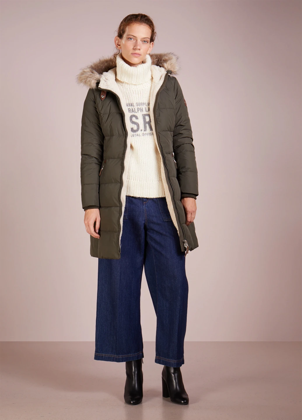 Оливкова зимня куртка Ralph Lauren