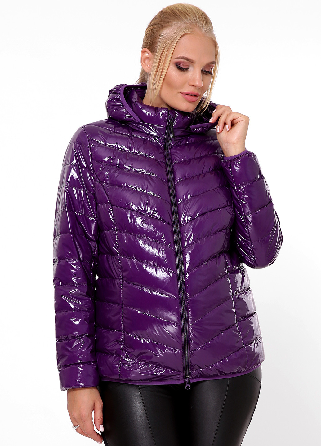 Фіолетова демісезонна куртка Rolana