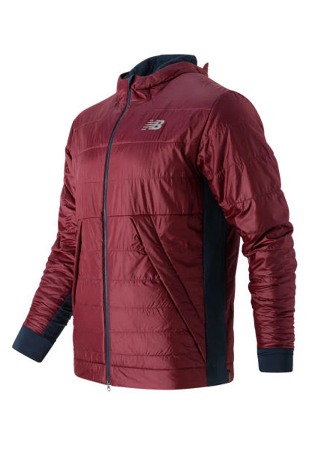 Бордовая демисезонная куртка New Balance