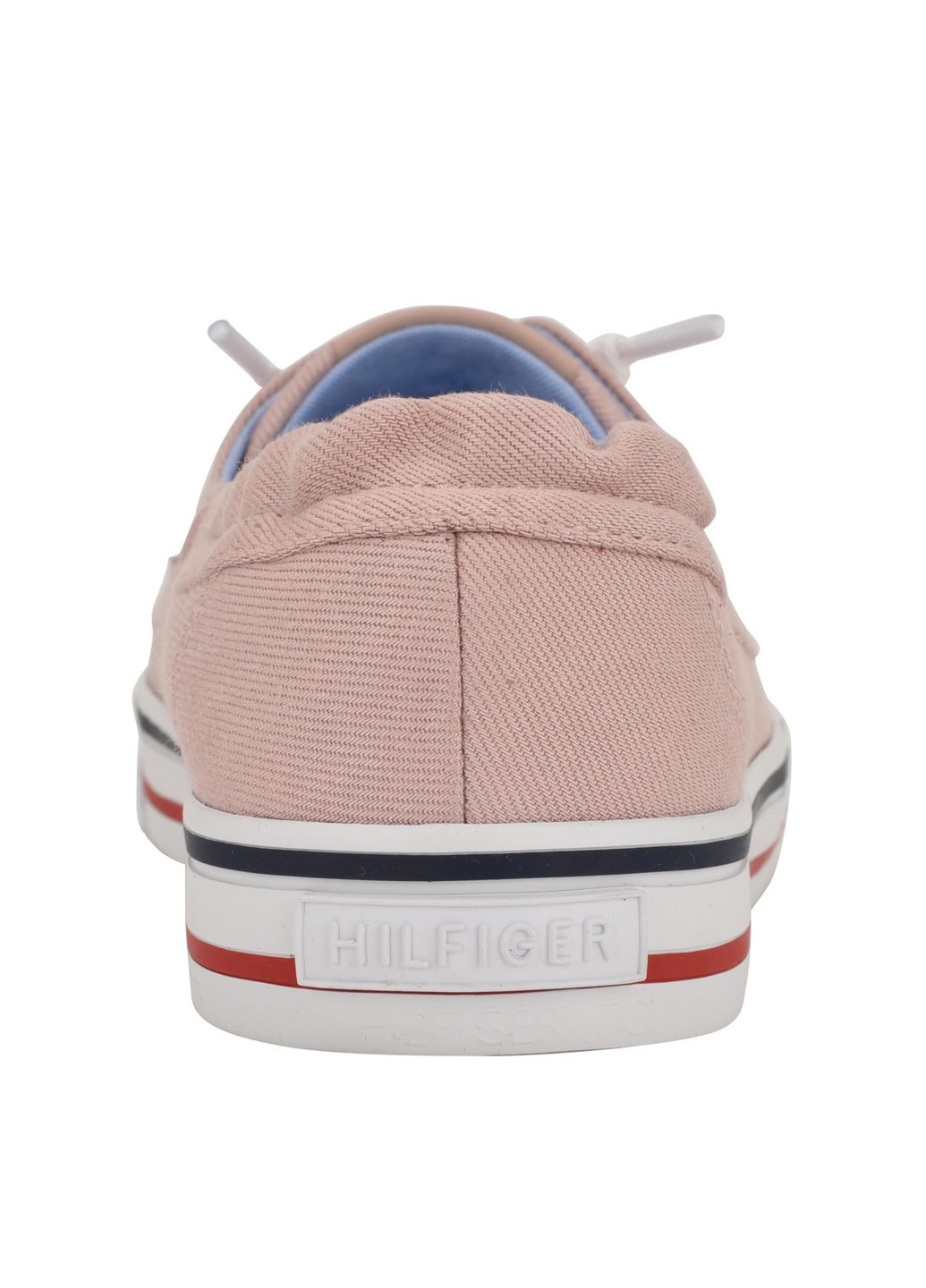 Бледно-розовые мокасины Tommy Hilfiger с логотипом