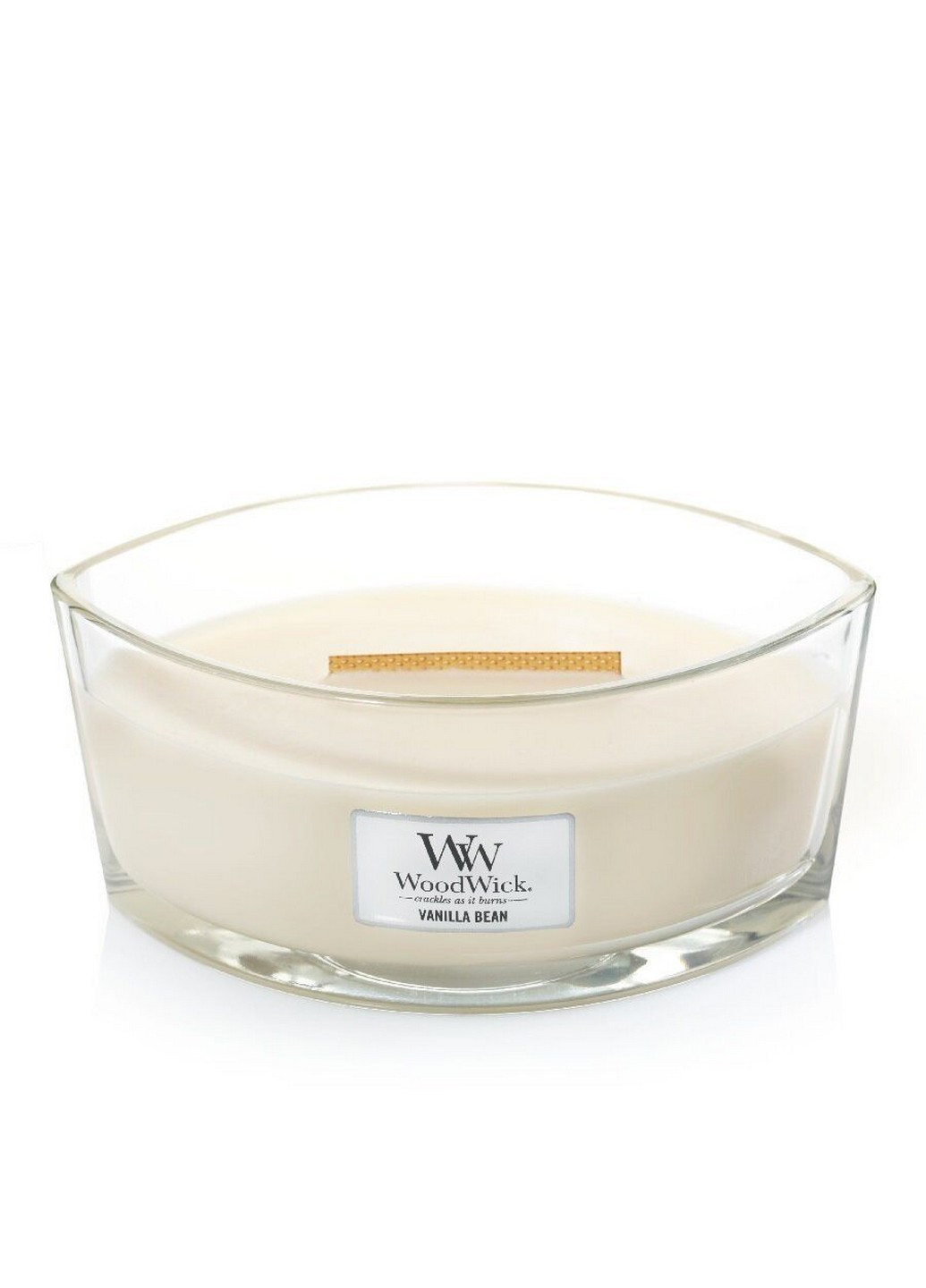Ароматическая свеча в стекле Ellipse Vanilla Bean 453 г (76112E) WoodWick (227513966)
