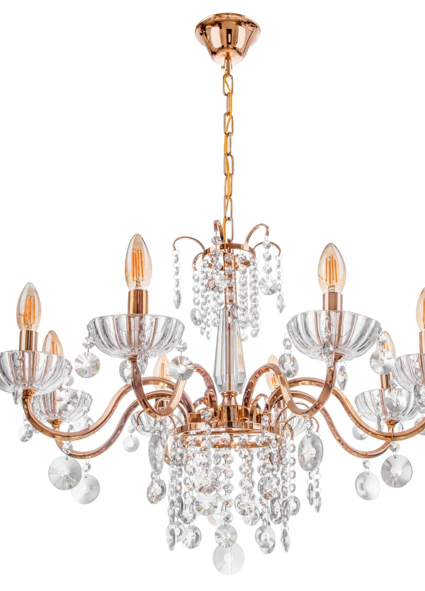 Люстра свічка підвісна кришталева класична BCL-380S/8 E14 Brille (253887591)