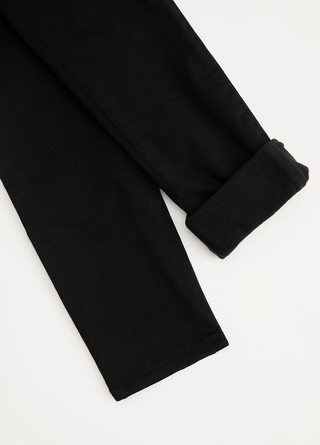 Темно-синие зимние прямые брюки DeFacto