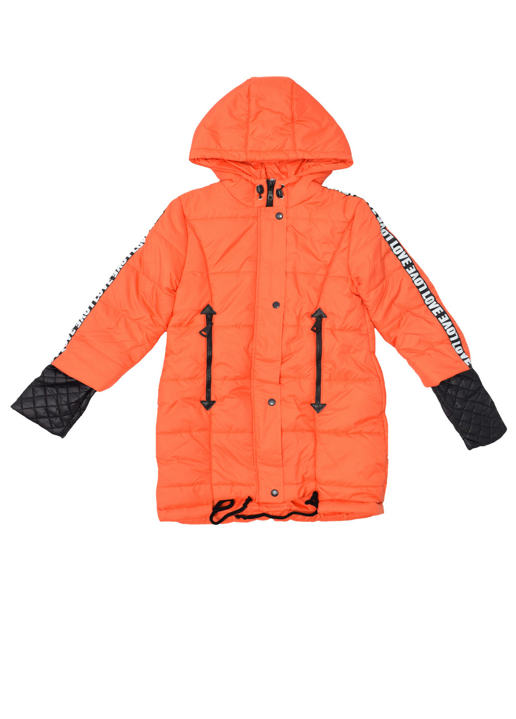 Оранжевая демисезонная куртка для девочки демисезонная Luxik
